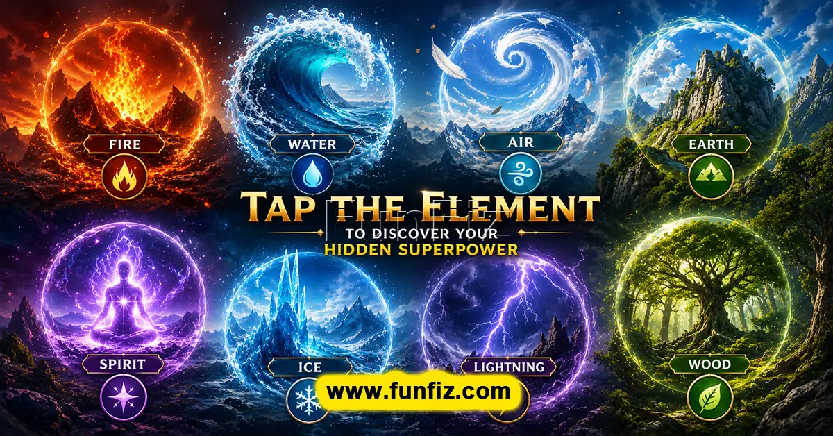 Tap The Element To Know Your Hidden Superpower