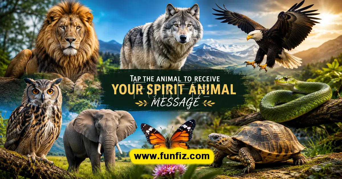 Tap The Animal To Receive Your Spirit Animal Message